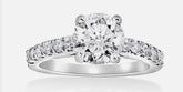 14K White Gold Diamond Ring